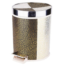 Stainless Steel Top Rim Foot Pedal Dust Bin